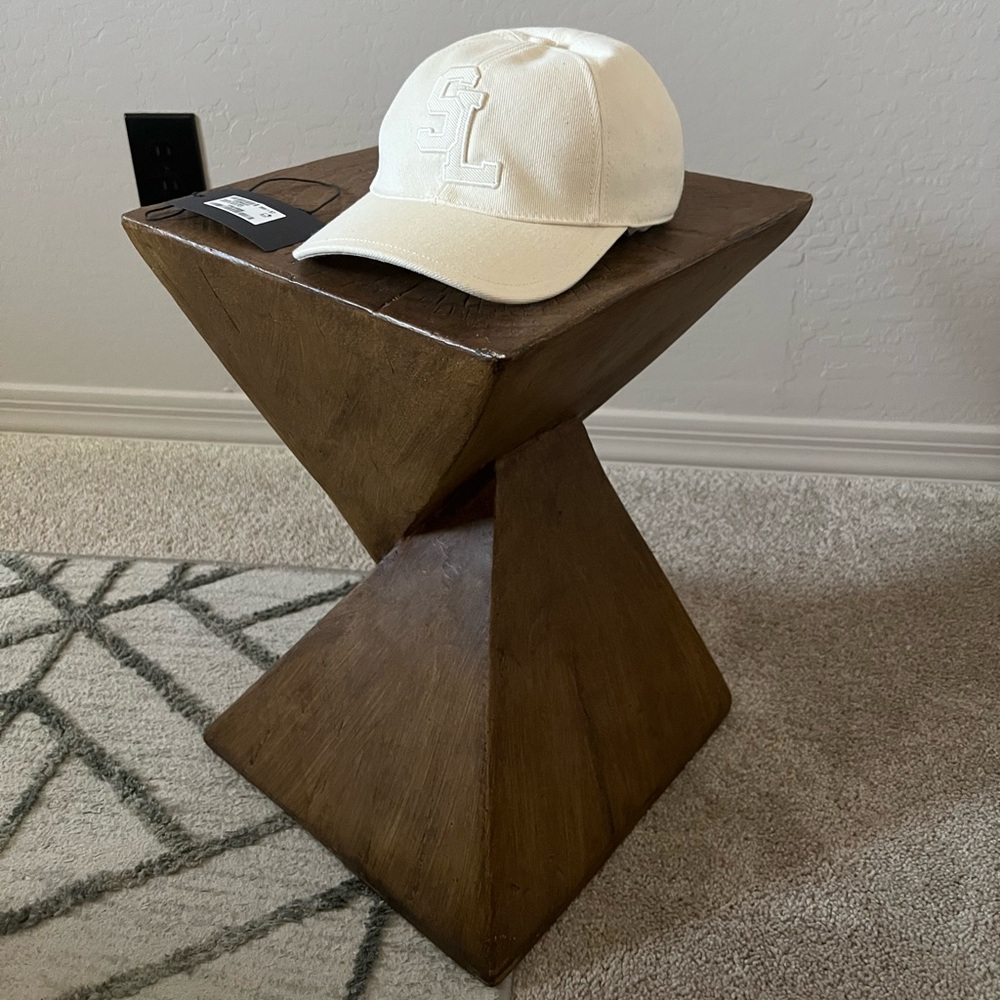 Preowned RARE Saint Laurent logo baseball cap